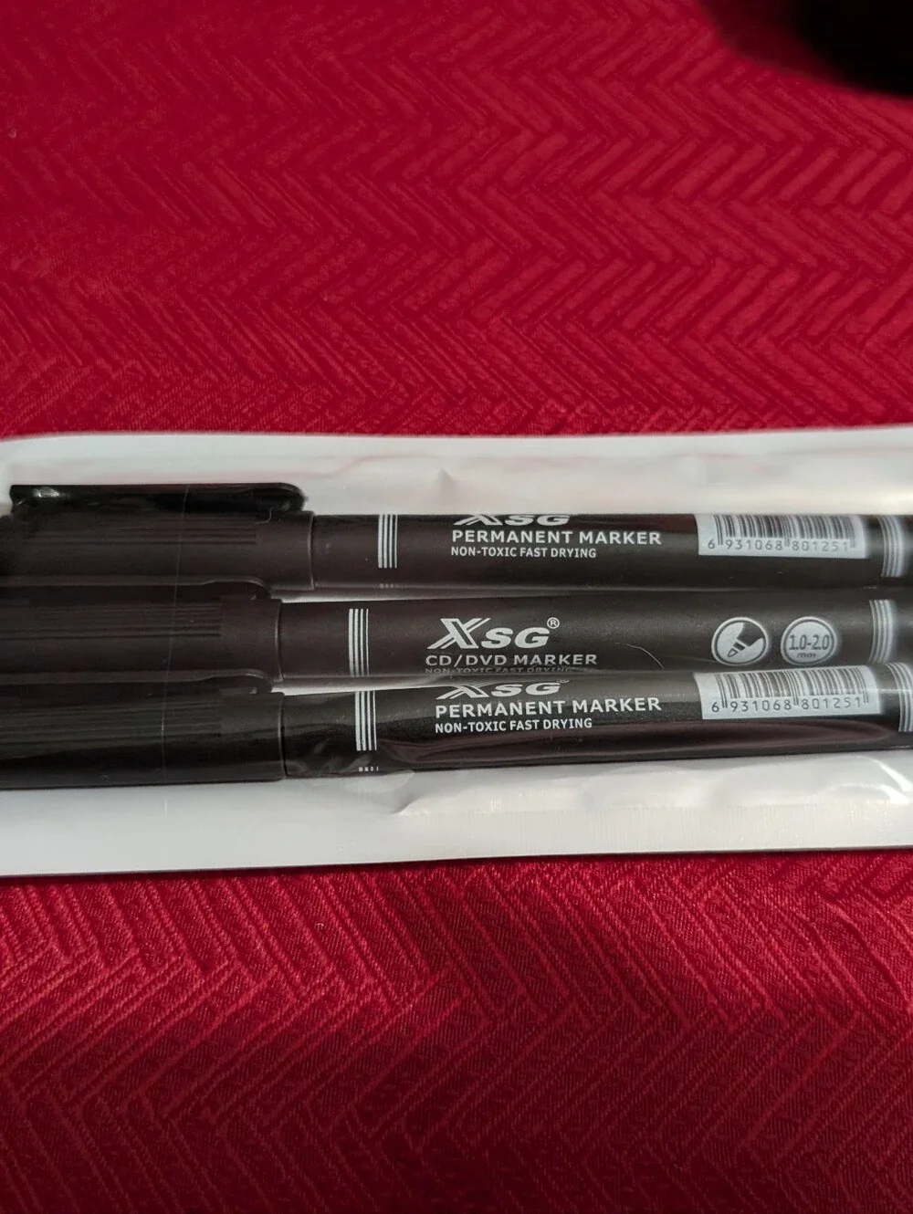 Marker Black Permanent Markers - Set of 3